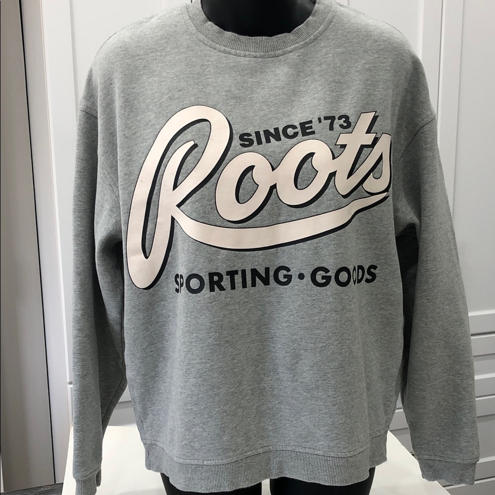 Roots 50th Anniversary Sweatshirt – Heather Gray – Size Small Women’s / XS Men’s